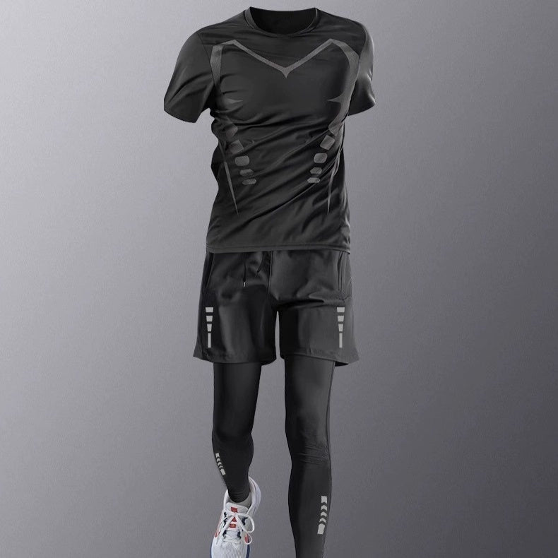 Running Gym Clothes Outdoor Quick-dry Clothes Tight Long Sleeve