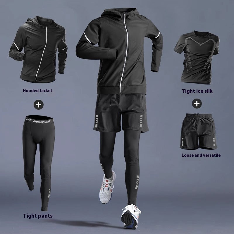 Running Gym Clothes Outdoor Quick-dry Clothes Tight Long Sleeve