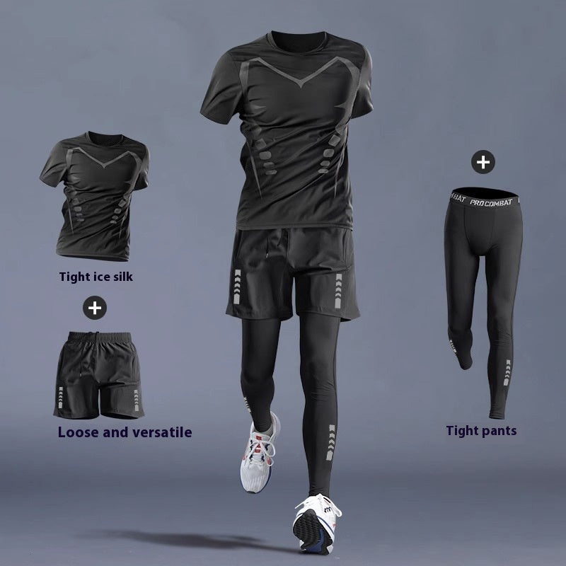 Running Gym Clothes Outdoor Quick-dry Clothes Tight Long Sleeve