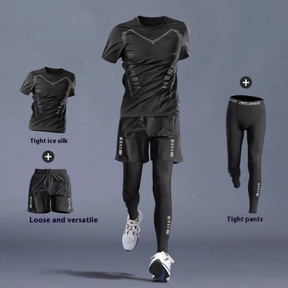 Running Gym Clothes Outdoor Quick-dry Clothes Tight Long Sleeve