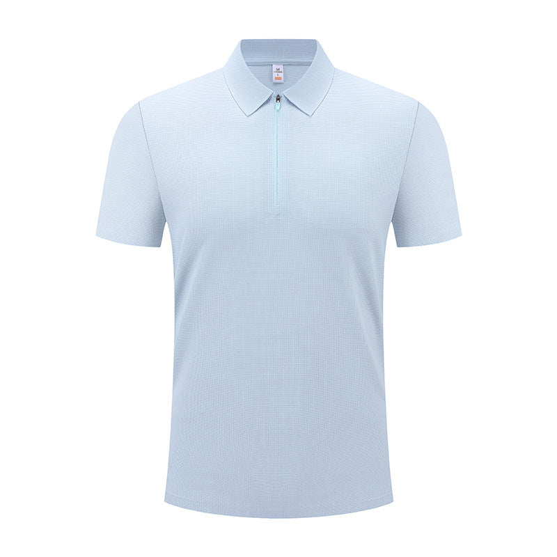 Half Zipper Running T-shirt Quick-drying Sports Polo Shirts