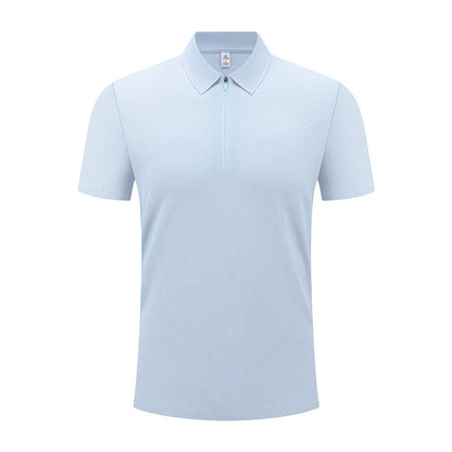 Half Zipper Running T-shirt Quick-drying Sports Polo Shirts