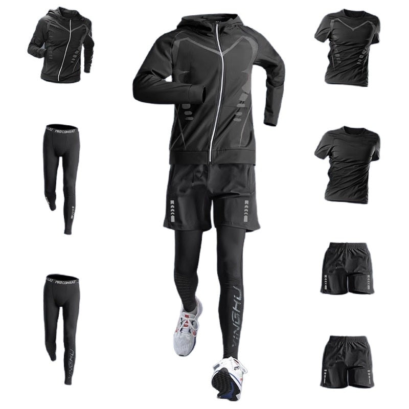 Running Gym Clothes Outdoor Quick-dry Clothes Tight Long Sleeve