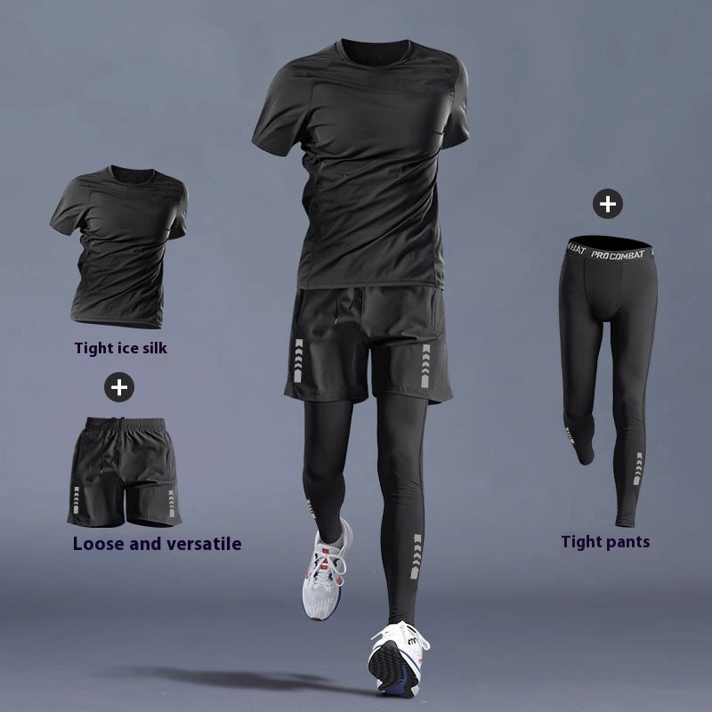 Running Gym Clothes Outdoor Quick-dry Clothes Tight Long Sleeve