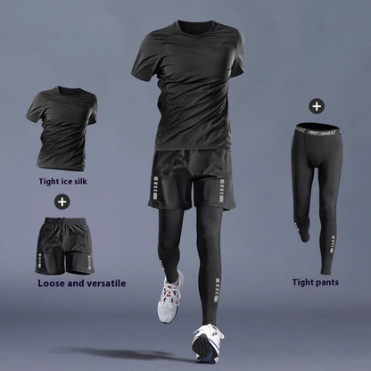 Running Gym Clothes Outdoor Quick-dry Clothes Tight Long Sleeve