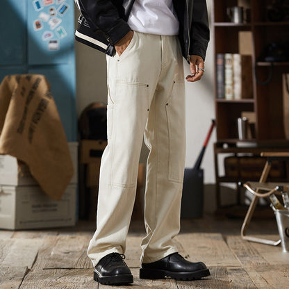 Fashion Trendy Patchwork Cargo Jeans Men